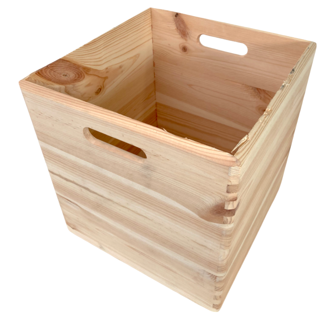 aufbewahrung 30x30x25 B-Ware Dinamic Regal - Holzkiste 30x30x30 cm