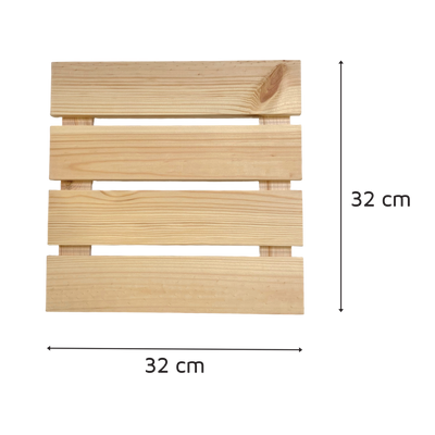 Deckel 32x32 cm für Holzkiste