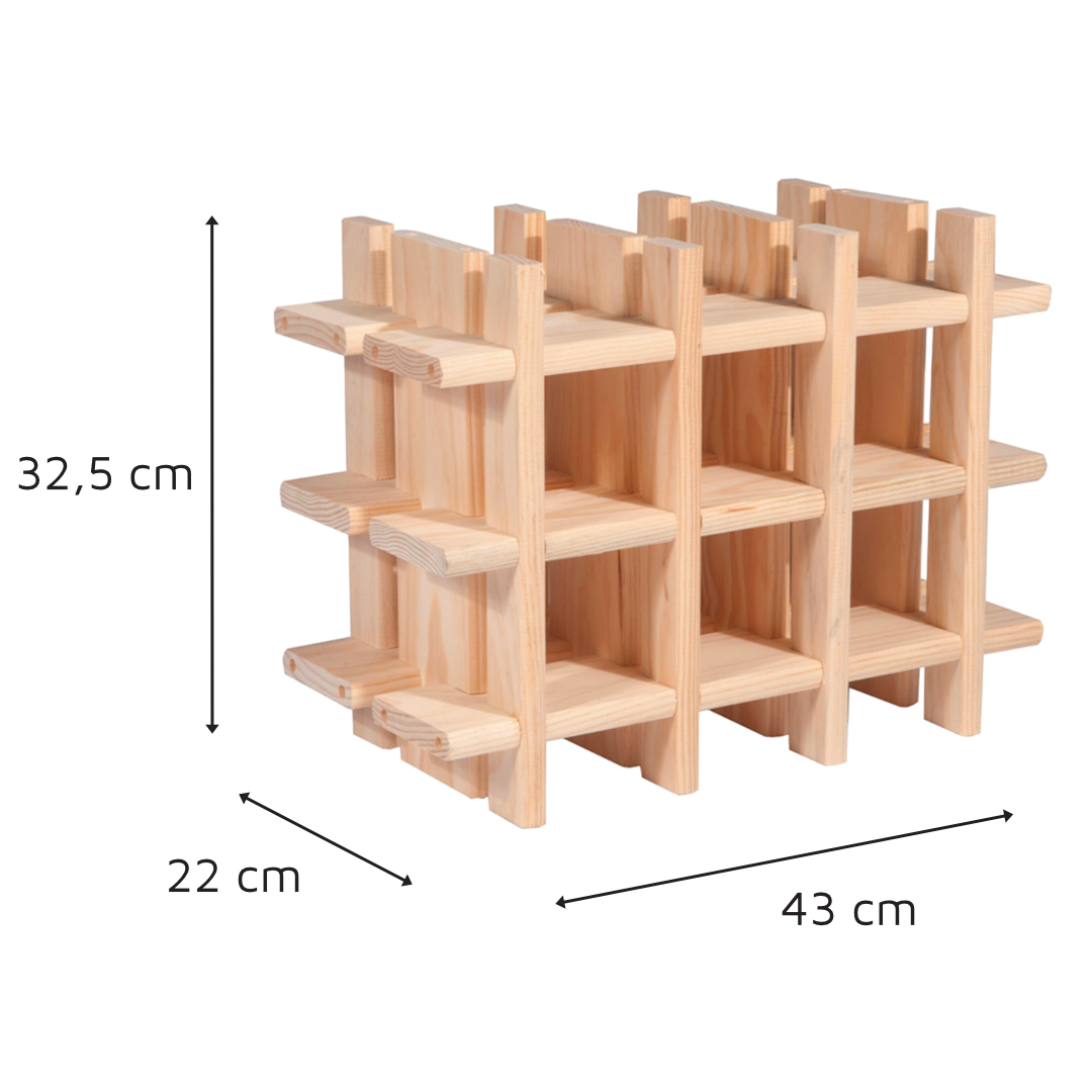 Flaschenregal Rioja für 9 Flaschen - herbeschick. - Astigarraga Kit Line