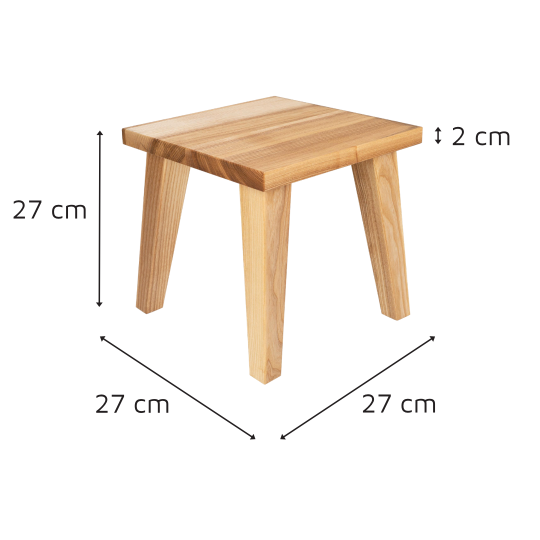 Kleiner Hocker "ESCHE" - herbeschick. - herbeschick.