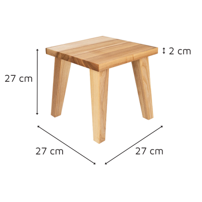 Kleiner Hocker "ESCHE" - herbeschick. - herbeschick.