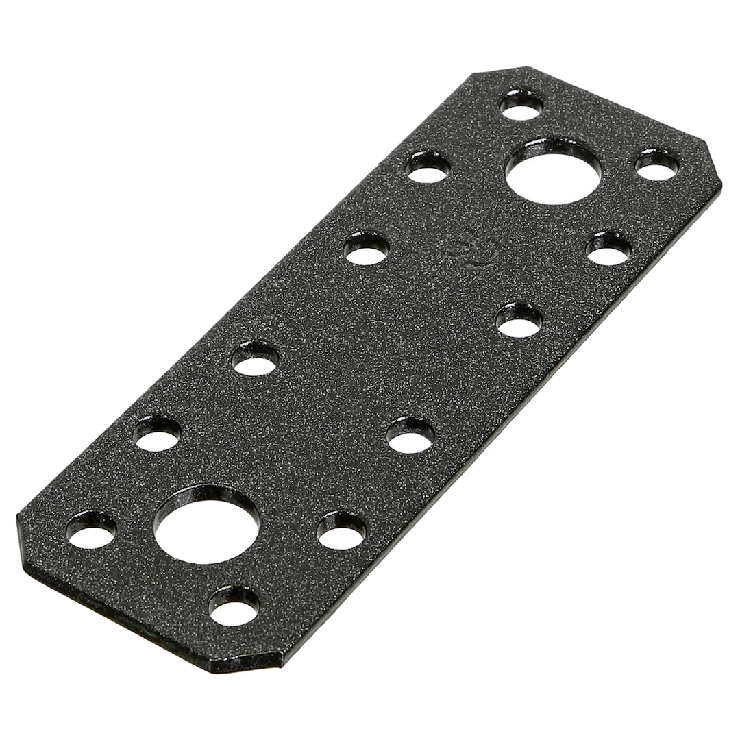 Seitenansicht Flachverbinder ALBERTS DURAVIS 96x35 mm in braun